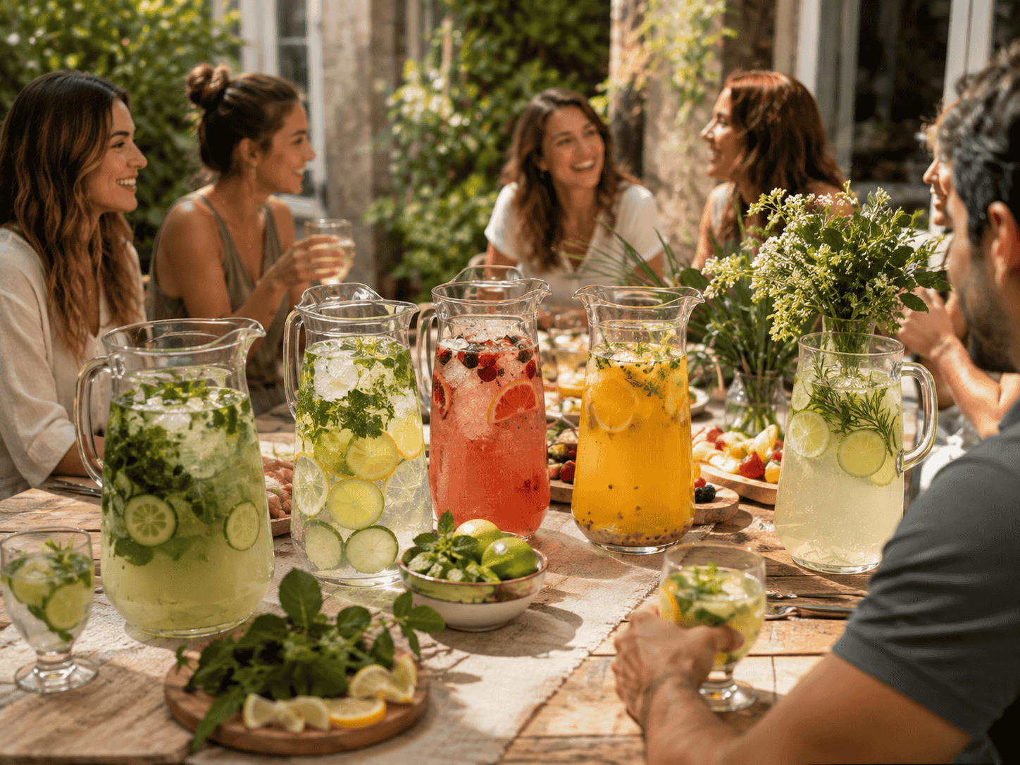 Jarras y bebidas como inspiración para un emprendimiento